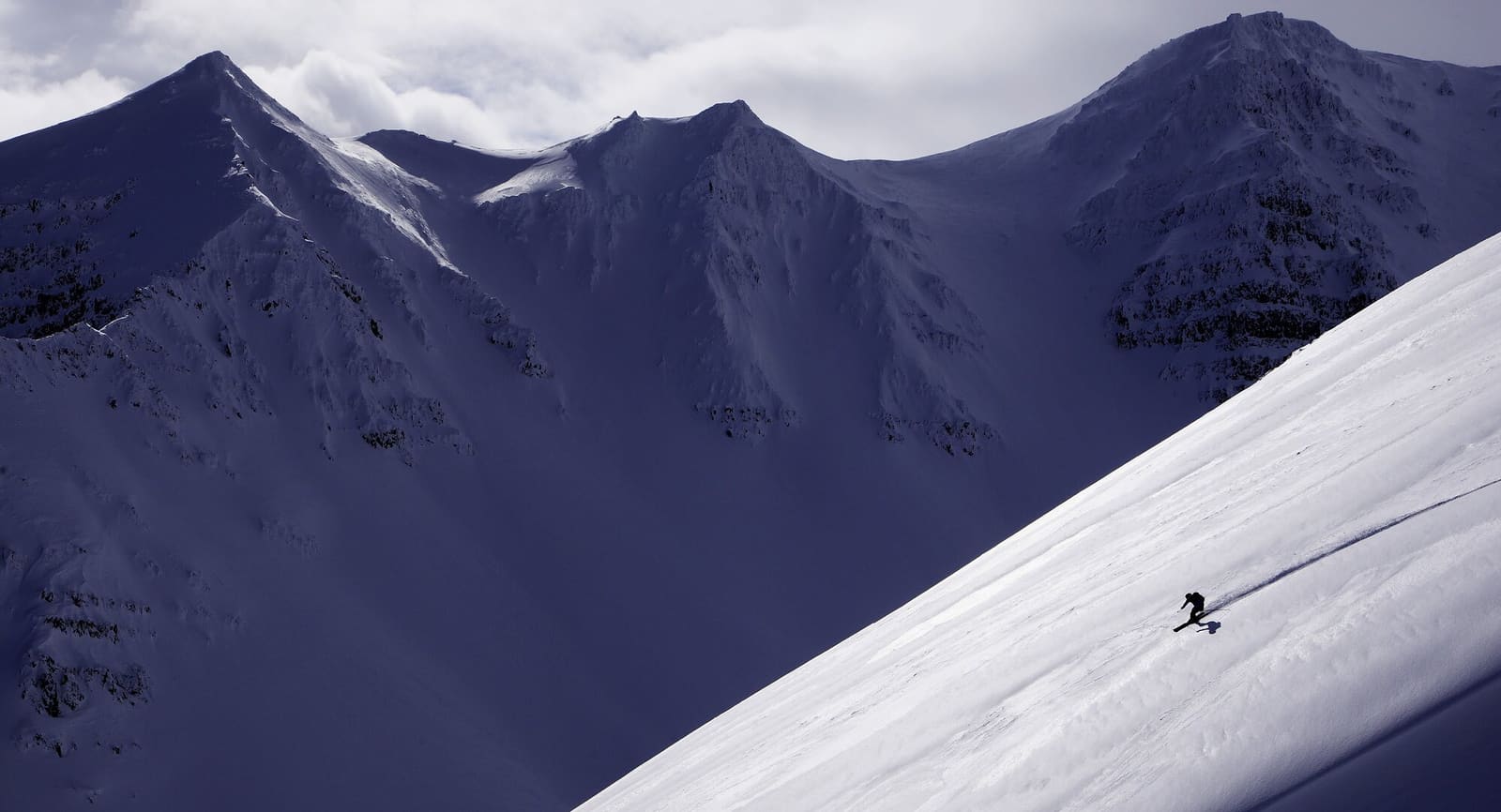 Heliskiing in Island